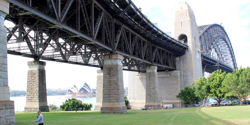 Sydney Harbour Bridge maintenance North Pylon - Stronghold Scaffolding Hire