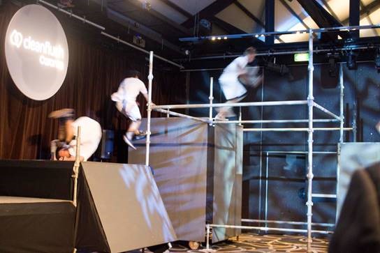Specialised Scaffolding Hire Sydney - Jump Squad Parkour Exhibition