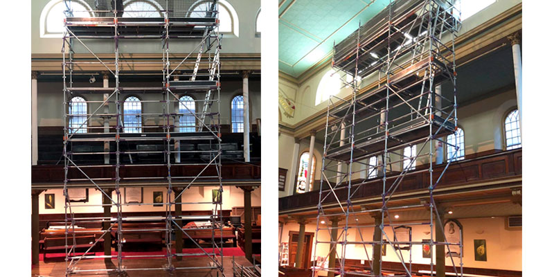 Aluminium Kwik Stage Project - Uniting Church, Pitt Street, CBD