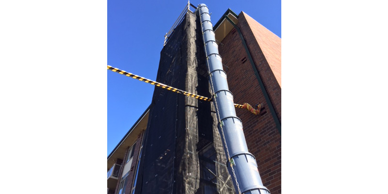 Rubbish Chute Hire for Scaffolding - Stronghold Hire - Sydney