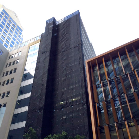 Commercial Scaffolding Project -155 Castlereagh -Scaffolding Sydney