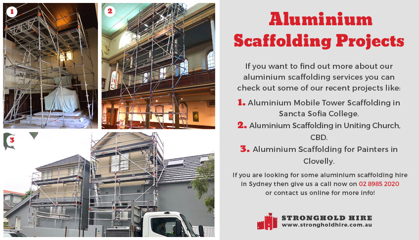 Aluminium Scaffolding Projects Sydney - Stronghold Hire