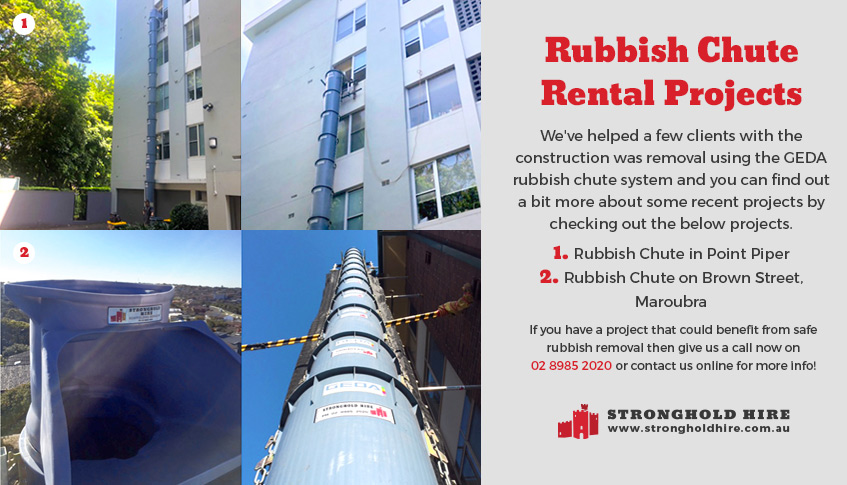 Rubbish Chute Removal Service Sydney - Strondhold Hire