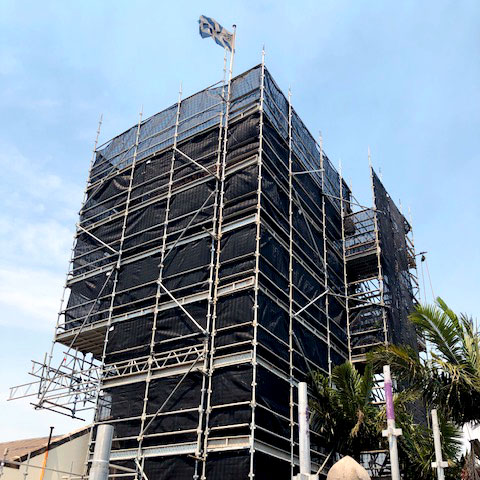 Scaffolding Shore Grammar School - Stronghold Hire