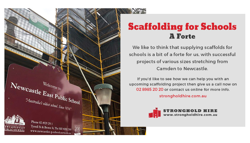 Scaffolding for Schools Specialists - Stronghold Hire Sydney