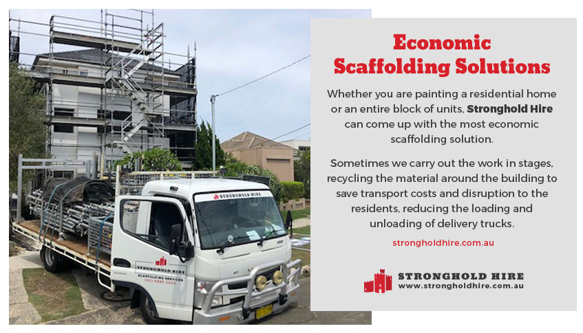 Economic Scaffolding Hire - Stronghold Scaffolding Sydney