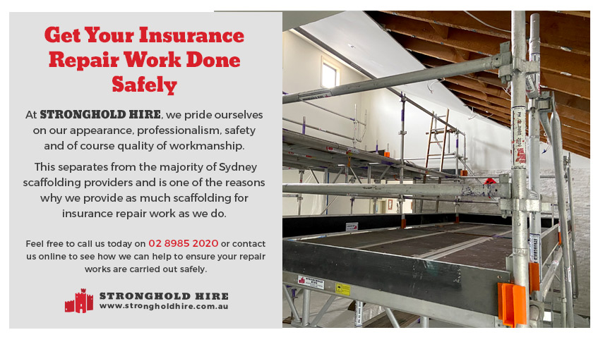 Hire Scaffolding Insurance Repair Work Sydney - Stronghold