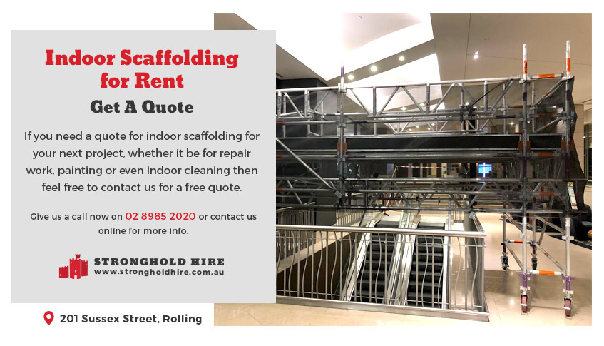 Indoor Scaffolding Rental Quote Sydney