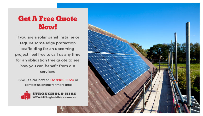 Quote Scaffolding Solar Panel Sydney - Stronghold Hire