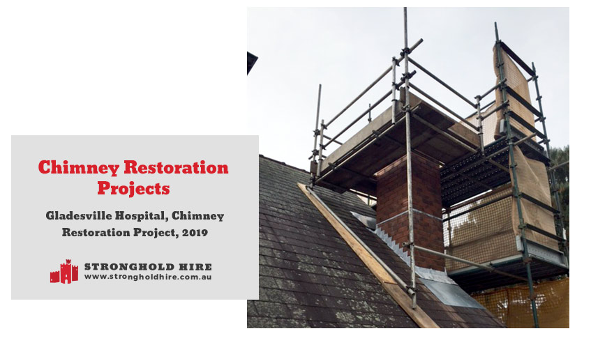 Scaffolding Chimney Restoration Projects Sydney - Stronghold Hire