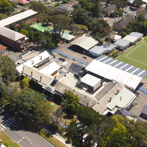 Manly West Public School - Commercial Scaffolding Project