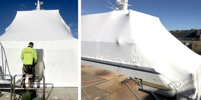 Shrink Wrap for Boat- Stronghold Hire