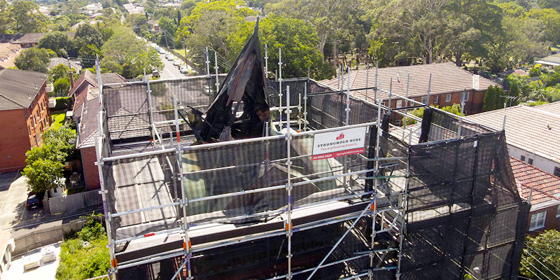 Hire Scaffolding - Ashfield Bell Tower - Stronghold Sydney