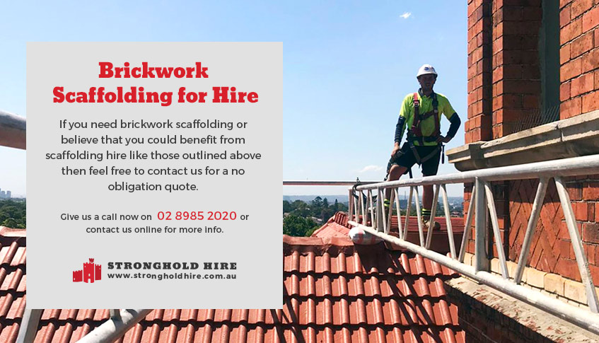 Brickwork Scaffolding for Hire Sydney - Stronghold