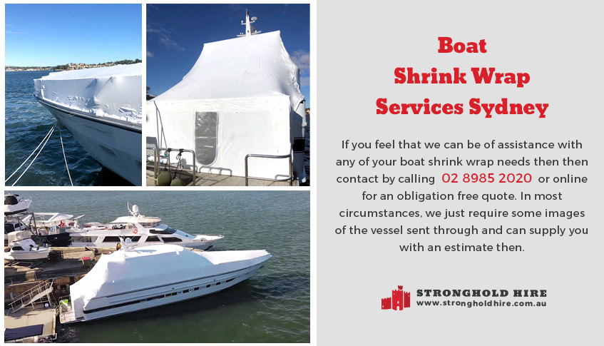 Boat Shrink Wrap Services Sydney - Stronghold