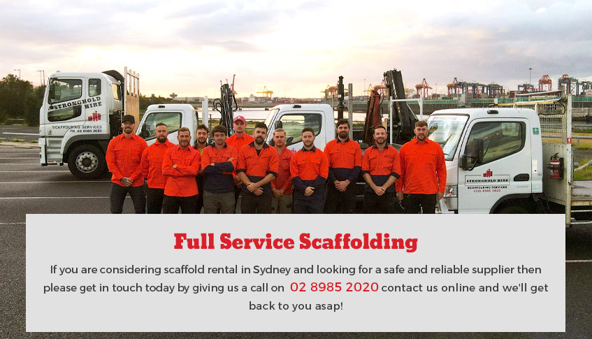 Full Service Scaffolding Stronghold Hire Sydney