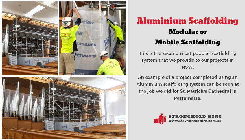 Aluminium Scaffolding - Modular - Mobile Scaffolding - Stronghold Sydney