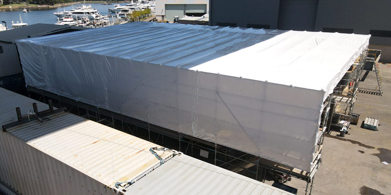 Sydney City Marine Shrink Wrap - Stronghold Hire