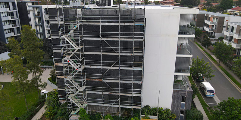 Building Cladding Scaffolding - Sydney