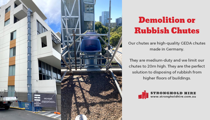 Rubbish Chutes - Demolition Sydney - Stronghold