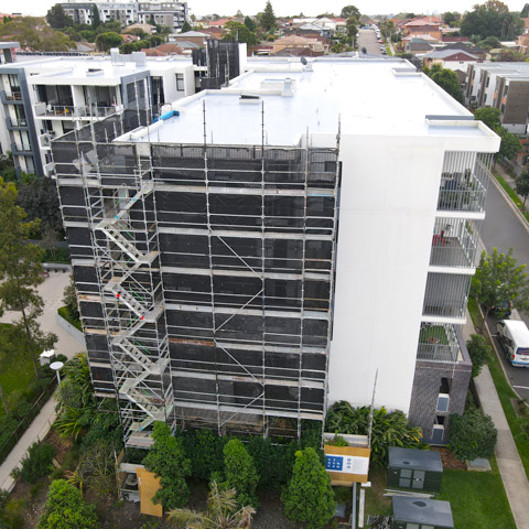 Scaffolding - Cladding - Stronghold Hire - Feature