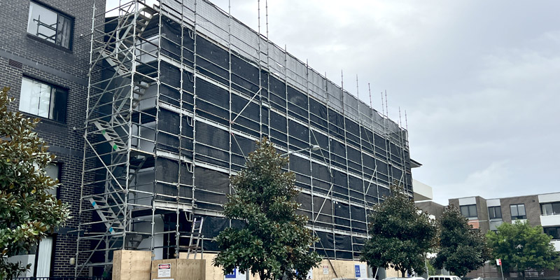 Scaffolding for Cladding Stronghold Hire Sydney