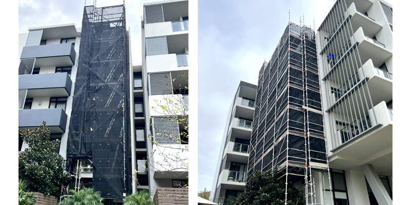 Scaffolding for Cladding Stronghold Hire - Sydney