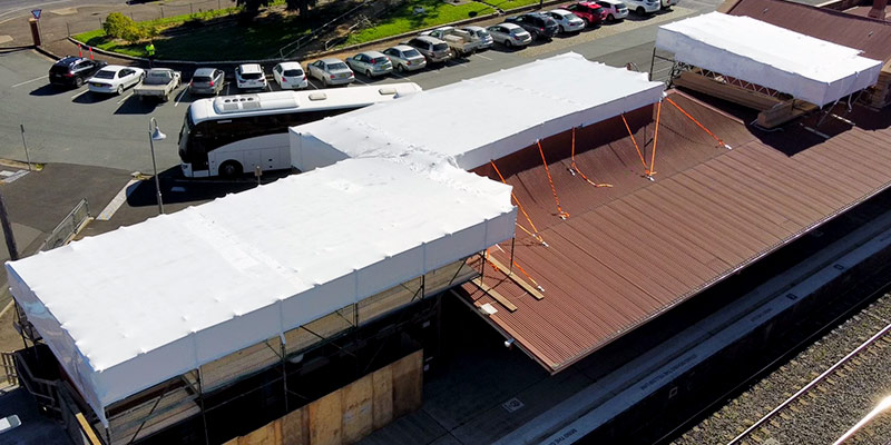 Shrink Wrap Services Stronghold Sydney - Goulburn Train Station