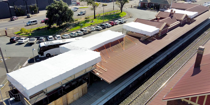 Shrink Wrap Services - Stronghold Sydney - Goulburn Train Station