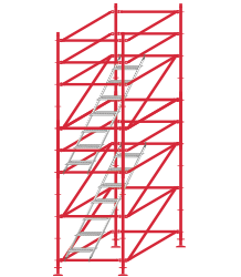 Scaffold Stairs Scaffolding Hire Sydney - Stronghold
