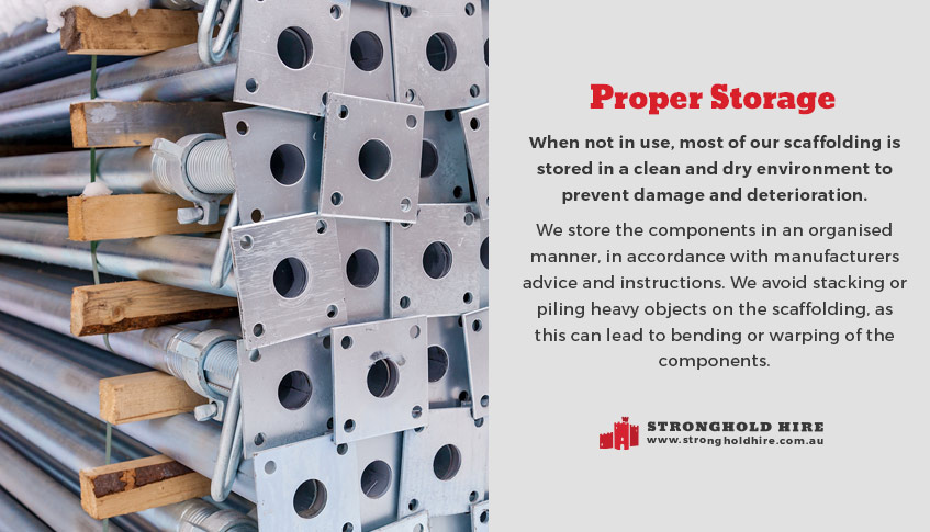 Proper Storage Scaffolding Hire Sydney
