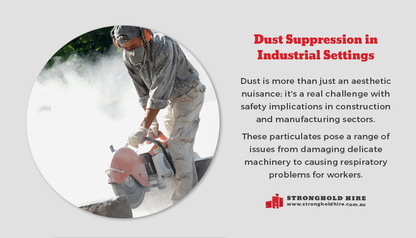 Dust Suppression Industrial Settings Sydney - Stronghold