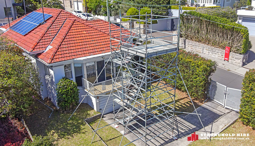Temporary Scaffolding Sydney Selling House