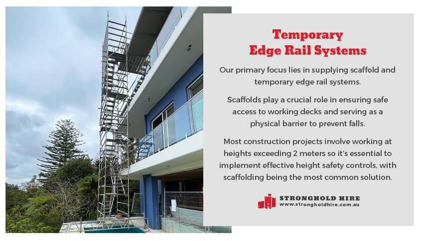 Temporary Edge Rail Systems - Stronghold Hire Sydney
