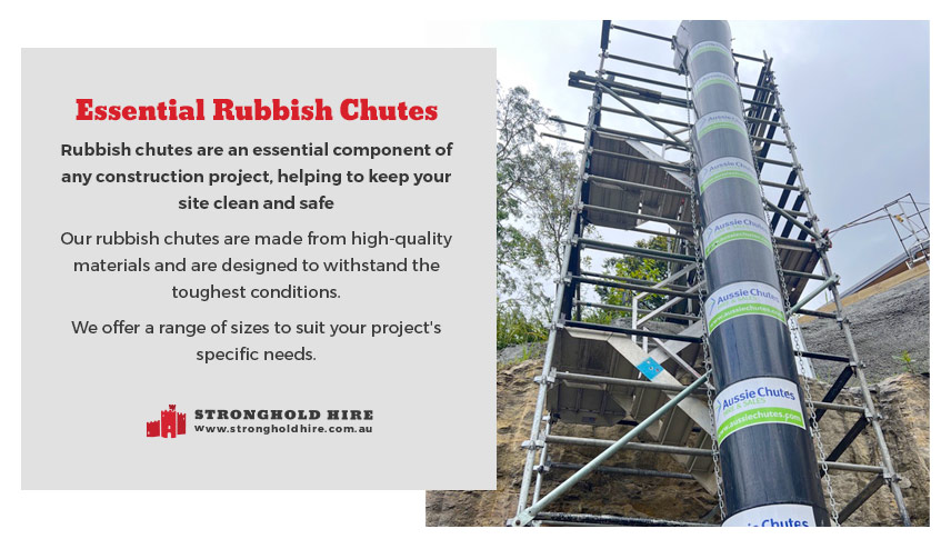 Essential Rubbish Chutes Hire Sydney - Stronghold Hire