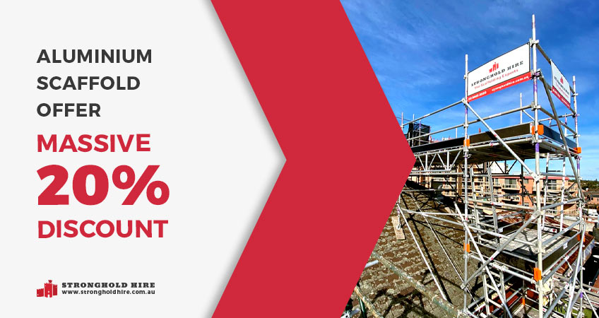 Aluminium Scaffold Offer - Massive Discount - Stronghold Hire