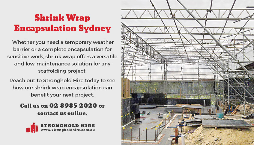 Shrink Wrap Encapsulation Sydney - Stronghold Hire