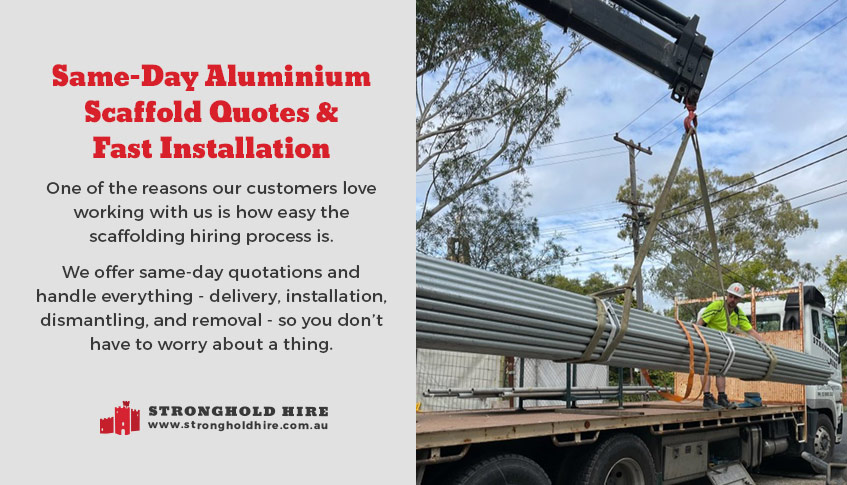 Same Day Aluminium Scaffold Quotes and Fast Installation Sydney