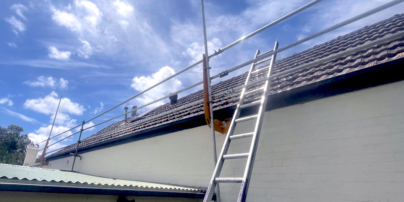 Edge Protection Reroof Scaffolding - Stronghold