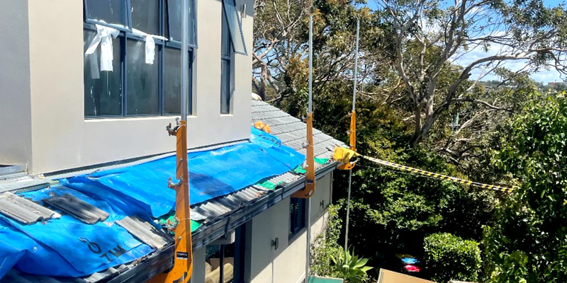 Edge Protection Scaffolding - Sydney - Residential ReRoof