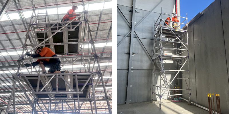 Hire Scaffolding - Yenorra Medical Warehouse Build - Stronghold Hire - Sydney