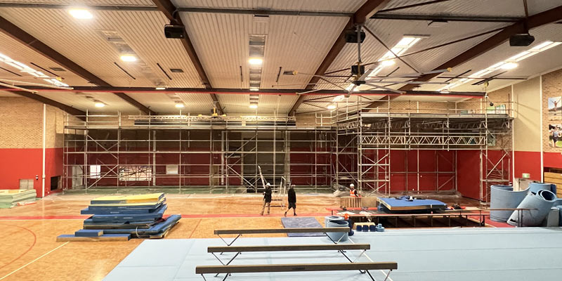 Internal scaffolding - PLC Croydon School - Stronghold Sydney