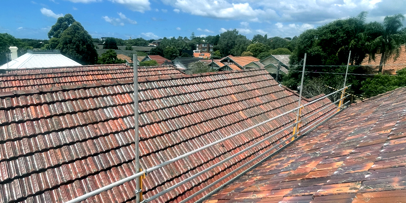 Lewisham ReRoof - Edge Protection - Stronghold Sydney