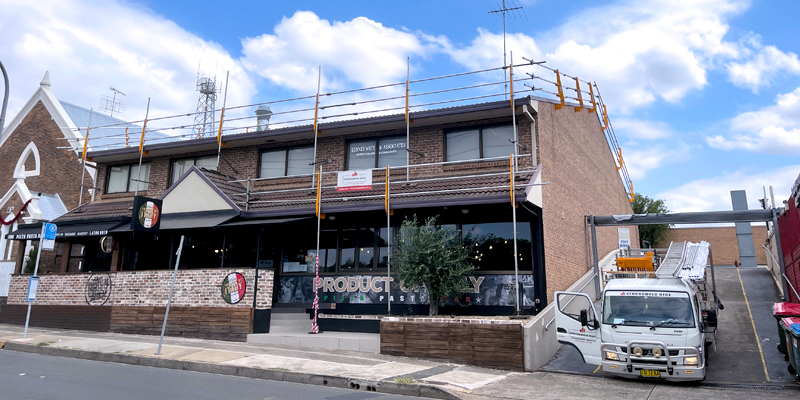 Pole-Up Commercial Bracket Scaffolding Hire - Penrith