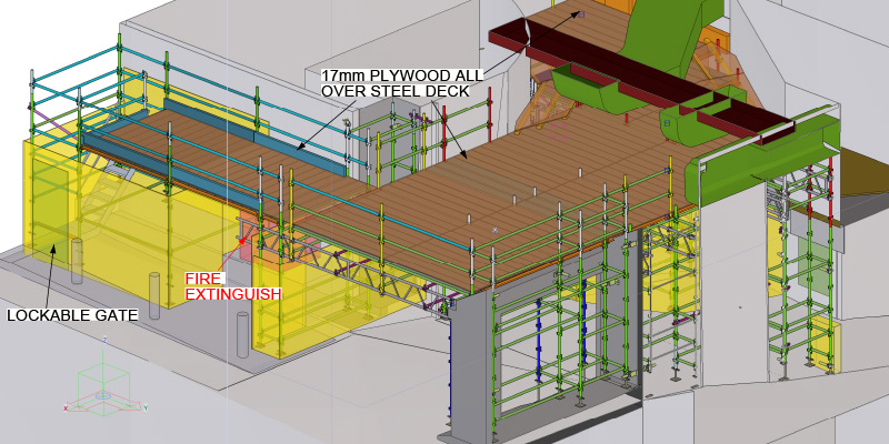 Scaffold Studio Render - Hire Scaffolding Surry Hills Driveway Scaffold Sydney