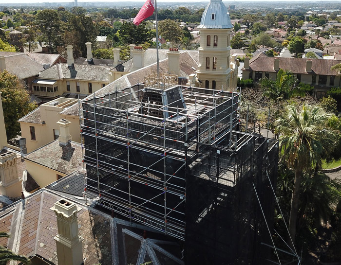Scaffolding Services Restoration Tower Sydney