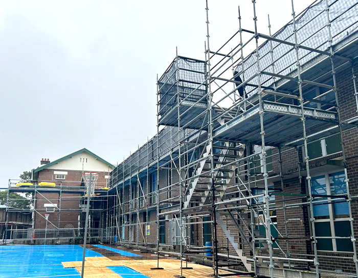 Scaffolding Services Schools Sydney