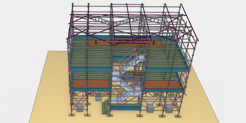 Shrink Wrapped Scaffold - Kemps Creek Substation