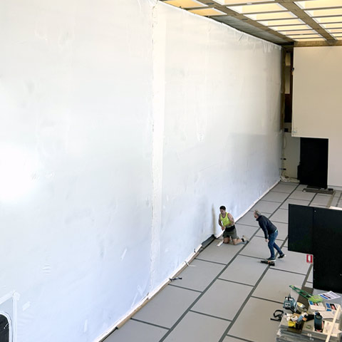 Shrink Wrapped Scaffold Project - UTS Facade Replacement Sydney - Feature