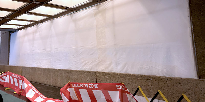 Shrink Wrapped Scaffold Services - Facade Replacement University of Technology Sydney